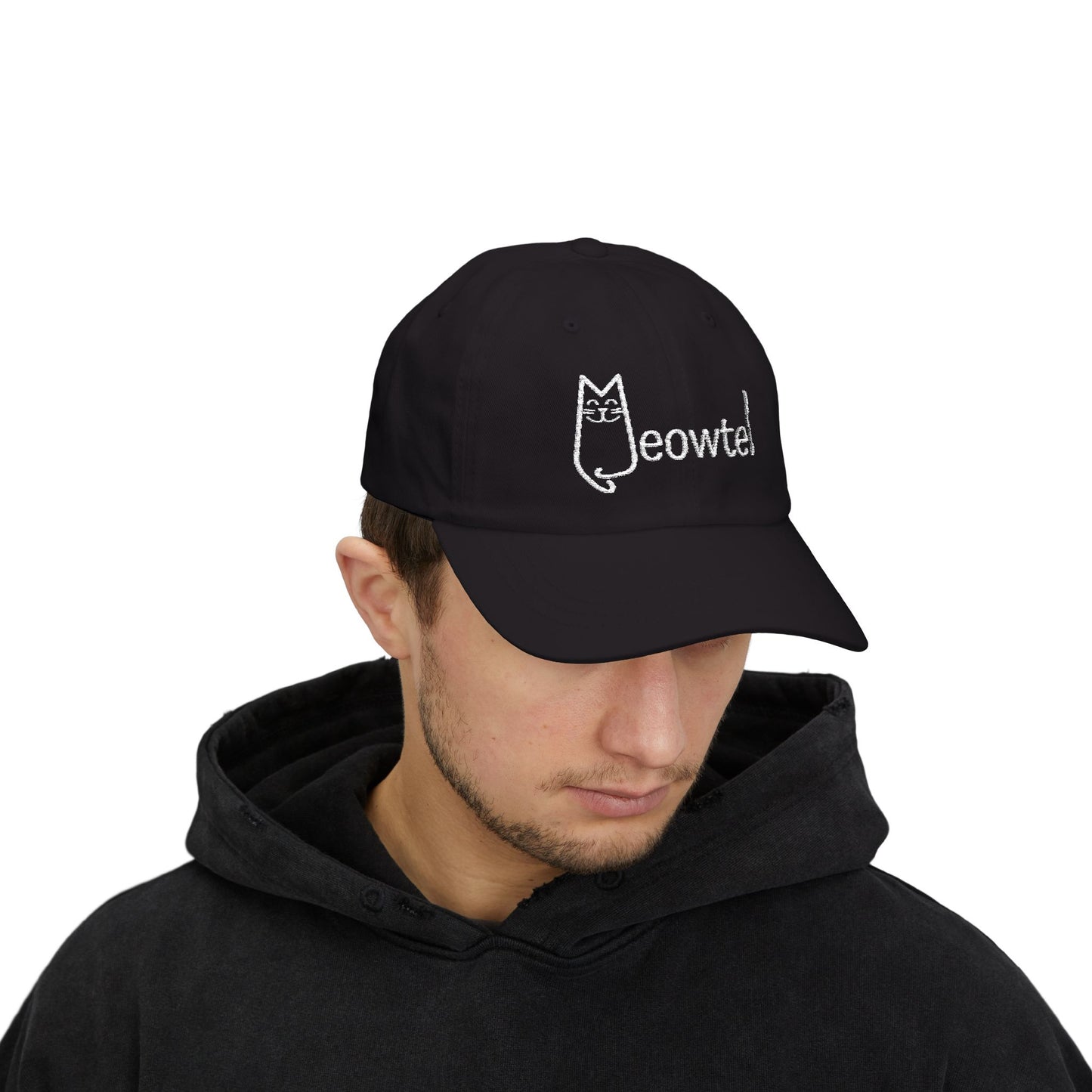Embroidered Meowtel Logo Hat