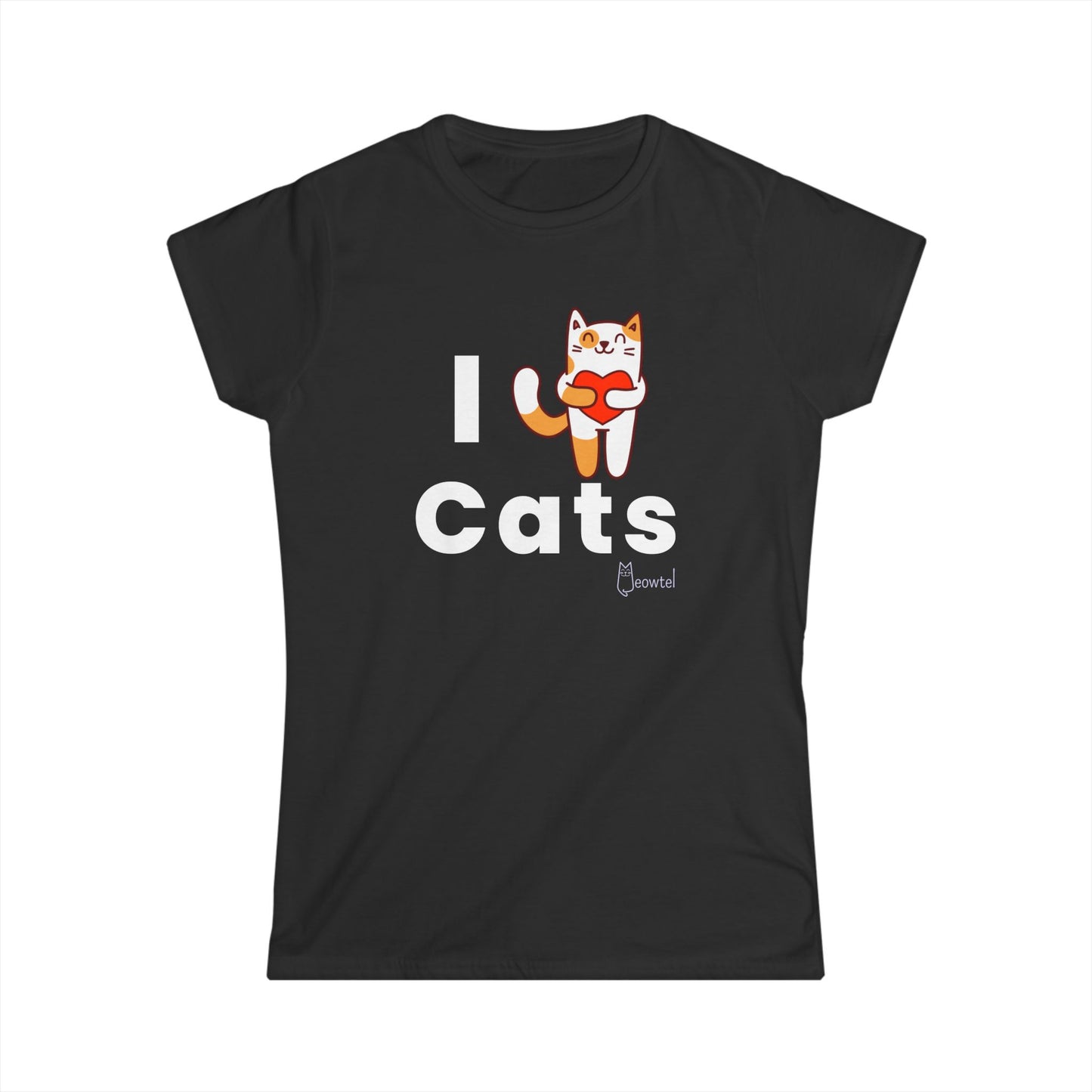 Timothy "I Heart Cats" - Slim Fit Short Sleeve Tee