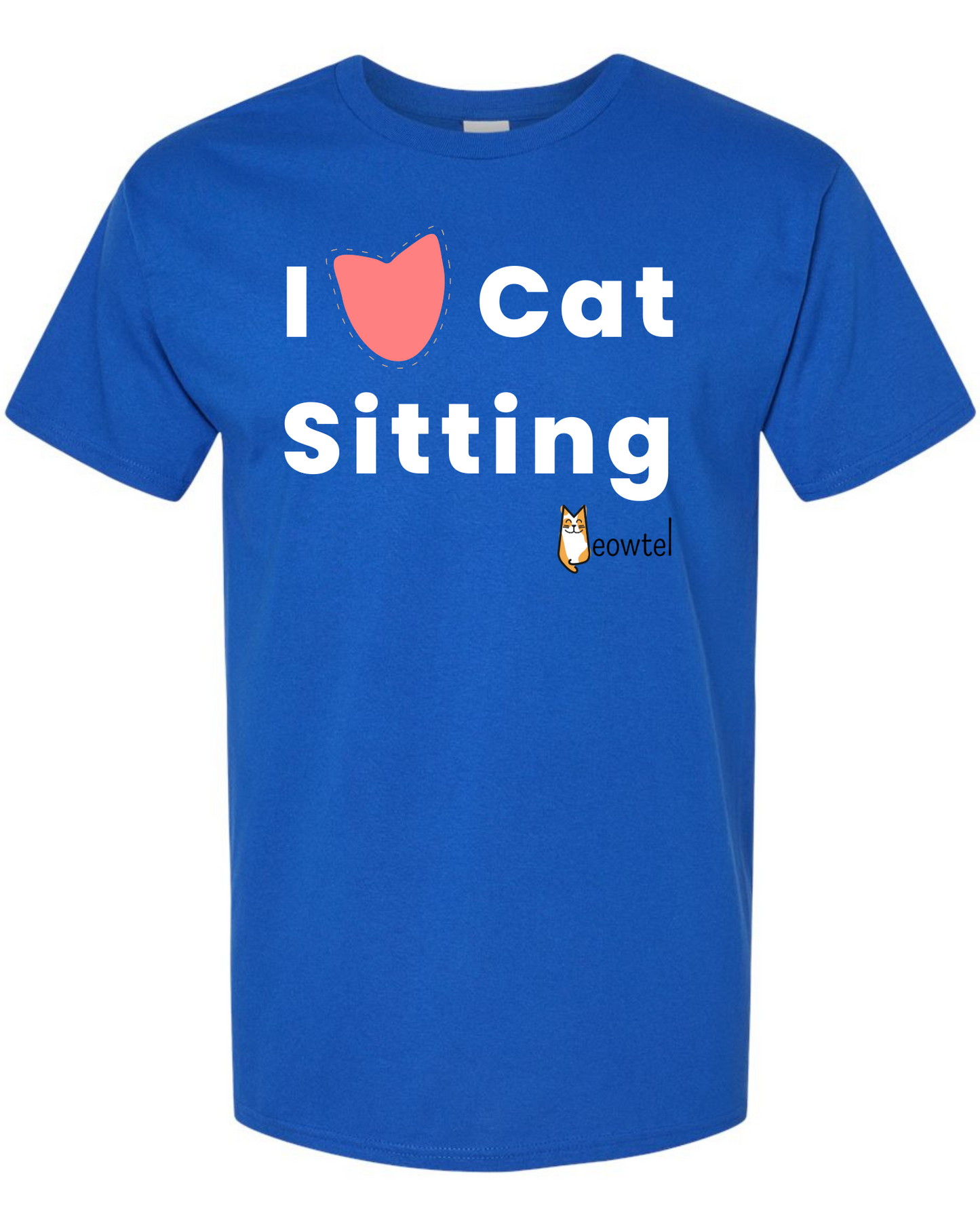 Meowtel "I Heart Cat Sitting" Unisex Tee (Multiple Colors)