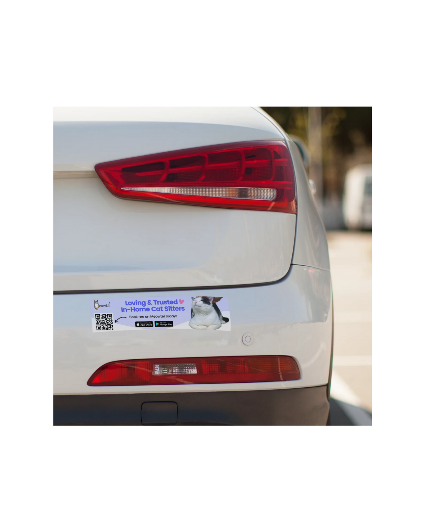 Custom Meowtel Bumper Sticker