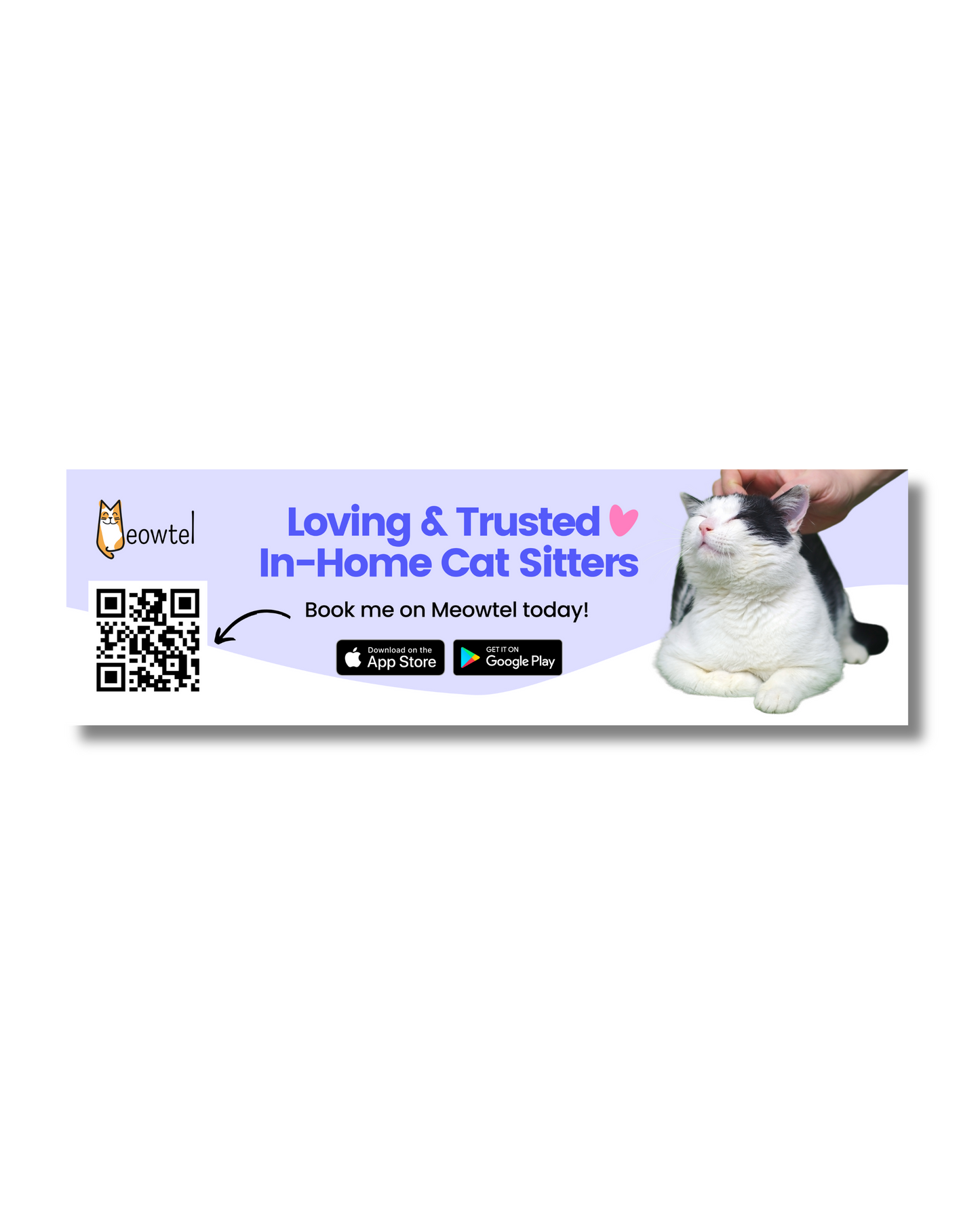 Custom Meowtel Bumper Sticker