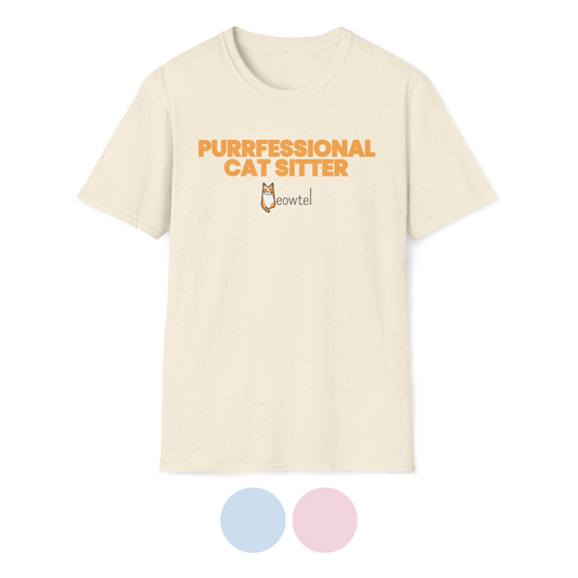 "Purrfessional Cat Sitter" Unisex T-Shirt