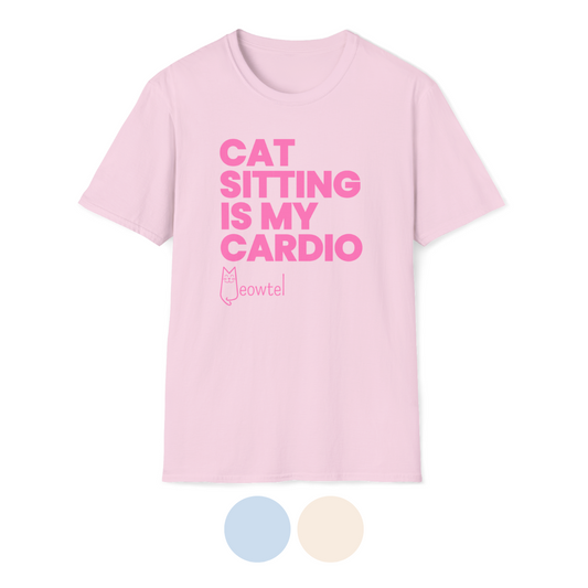 "Cat Sitting Is My Cardio" Unisex T-Shirt