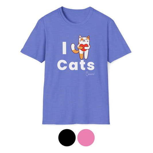 Timothy "I Heart Cats" Unisex T-shirt