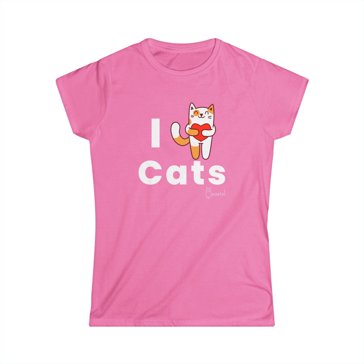 Timothy "I Heart Cats" - Slim Fit Short Sleeve Tee