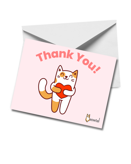 Thank You Postcards (Heart)