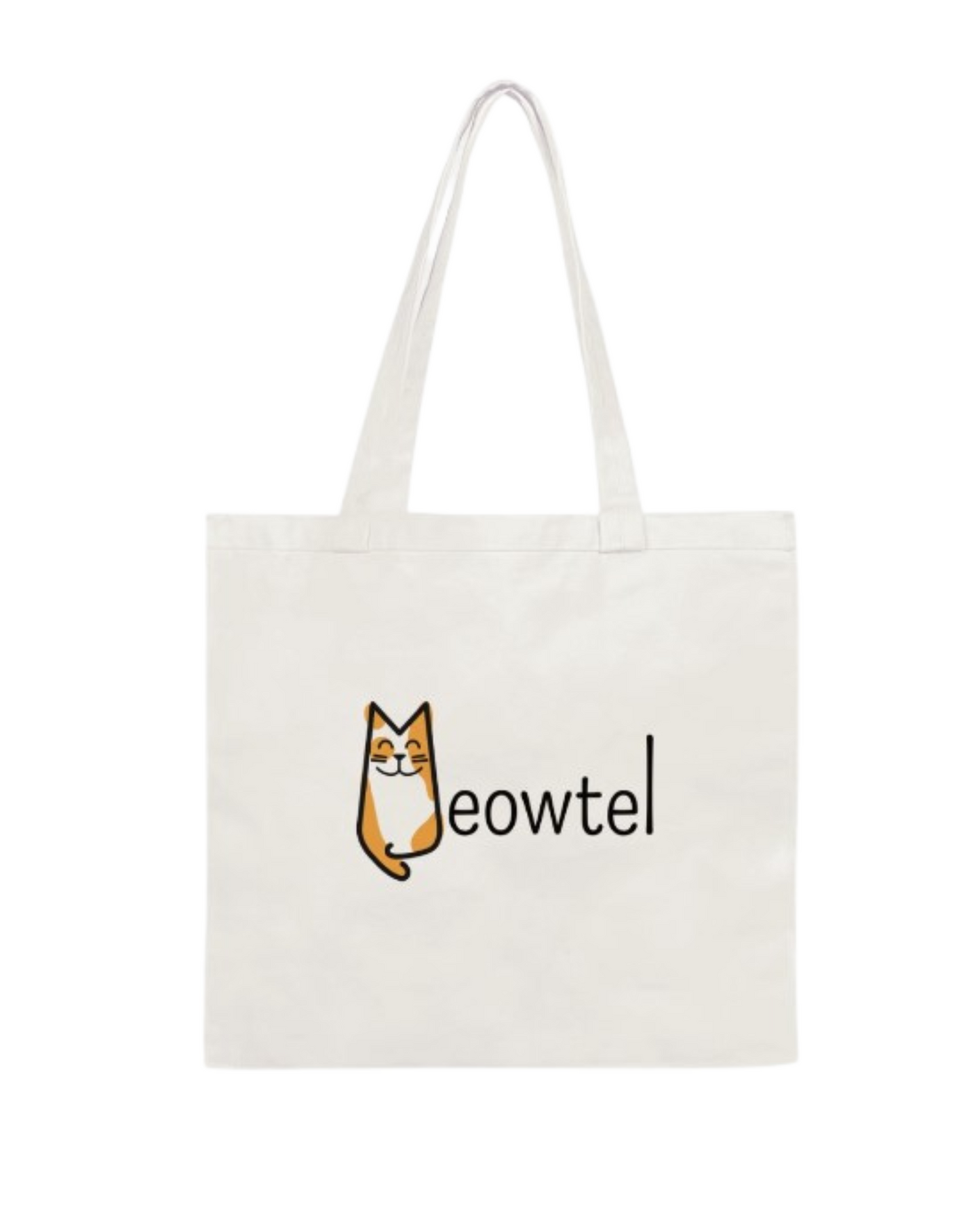 Meowtel Cotton Tote Bag