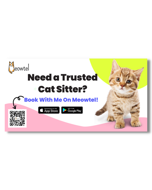 Sitter Car Magnet (Kitty Design)